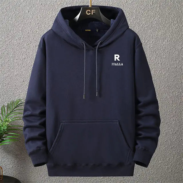 Men's Plus Size Fleece Pullover Hooded Sweatshirt