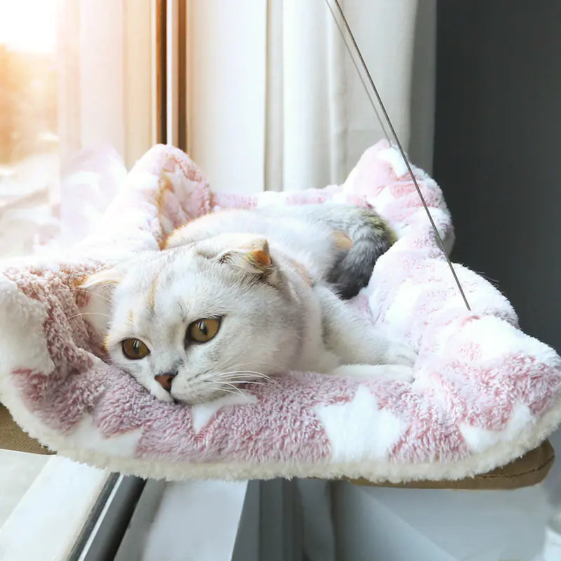 Suction Cup Cat Hammock for Window and Balcony