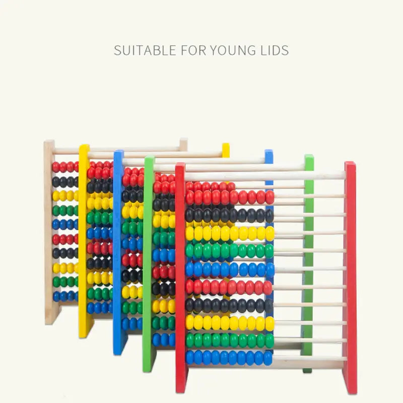 Wooden Educational Toy Abacus for Kids Age 3-6