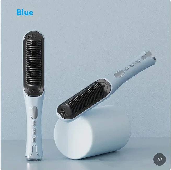 LCD Display Hair Straightener with Multi-Gear Temperature Control – Household Hair Curler