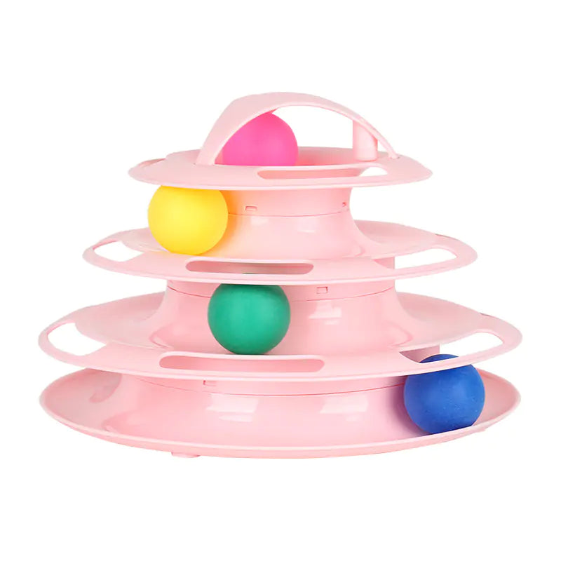 4-Tier Cat Toy Carousel Cat Products