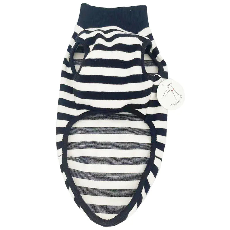 Striped Elastic and Comfortable Pet Apparel