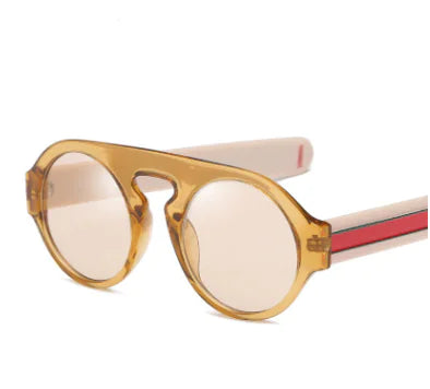 Trendy Round Sunglasses for Men and Women - Three Colors