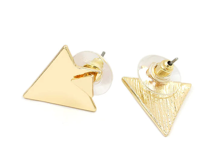 Geometric Triangle Stud Earrings and Accessories