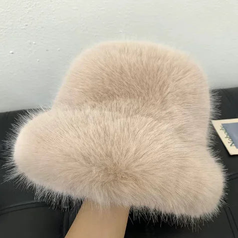High-End Women's Mink Hat with Ear Protection