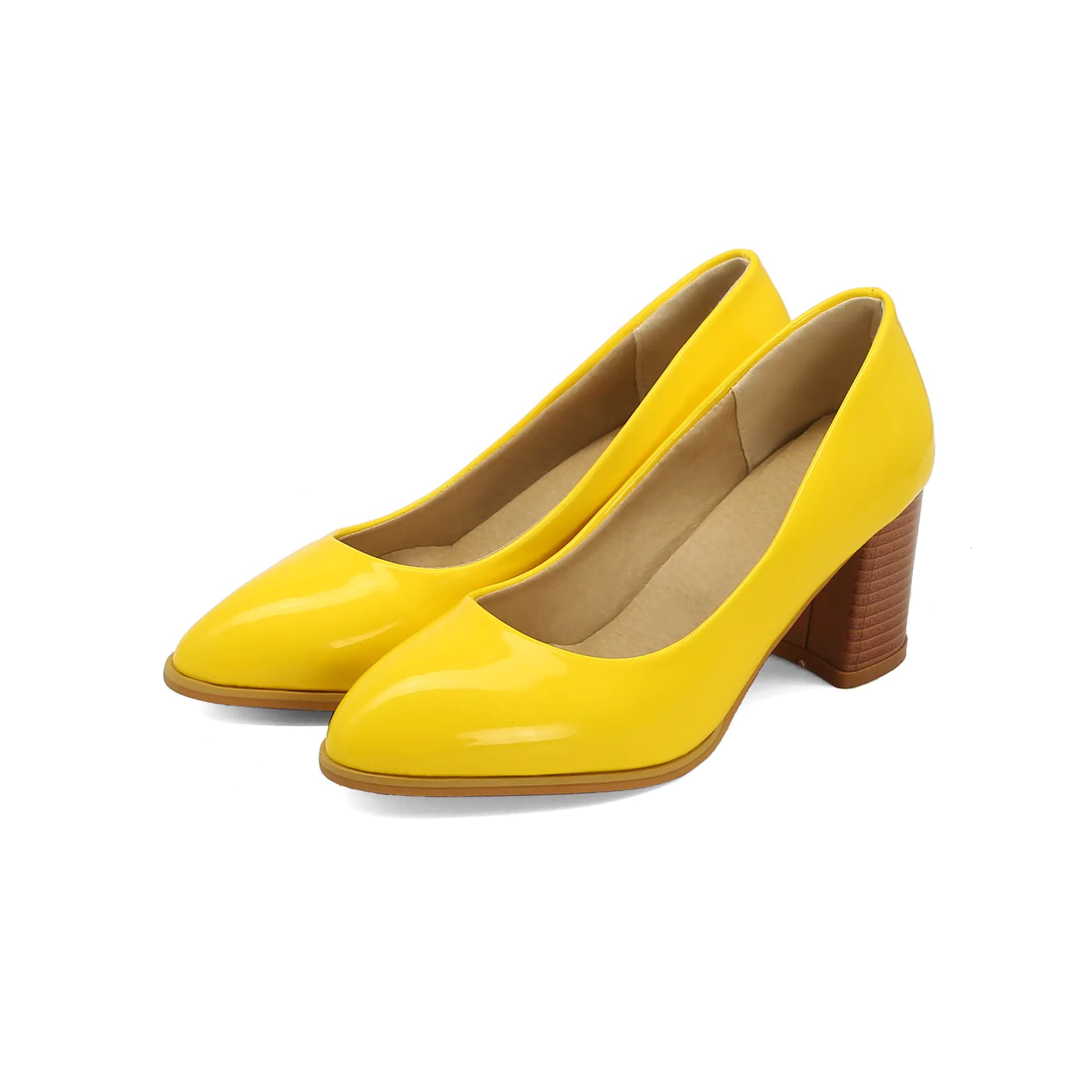 Spring  New Women's Heeled Pointed Shoes (Size 40-48)