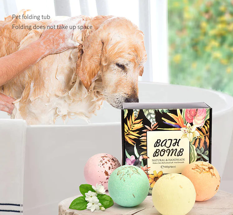Dog Shower Gel with Sterilizing Deodorizing Tablets