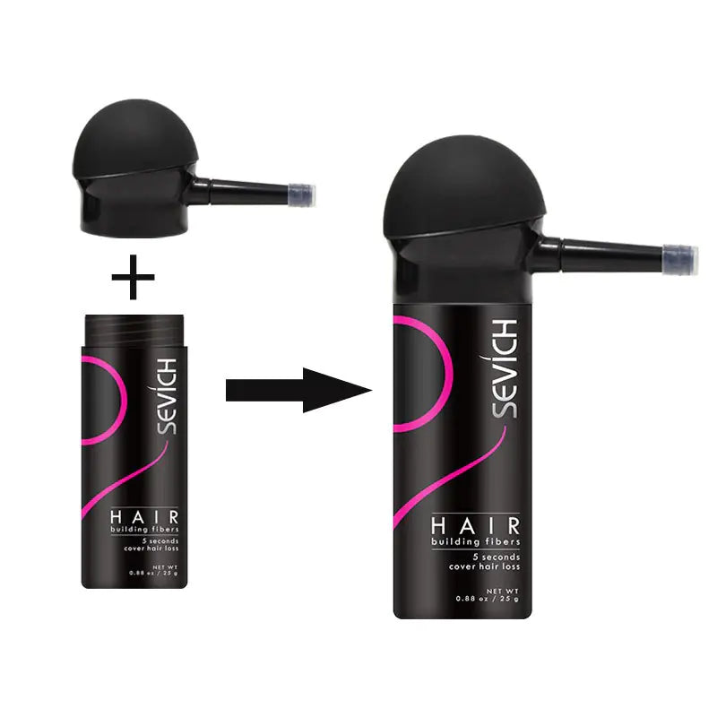 Keratin Hair Fiber Spray Applicator for Hair Loss