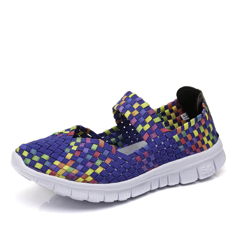 Fashion Casual Women's Flat Shoes with Braided Design