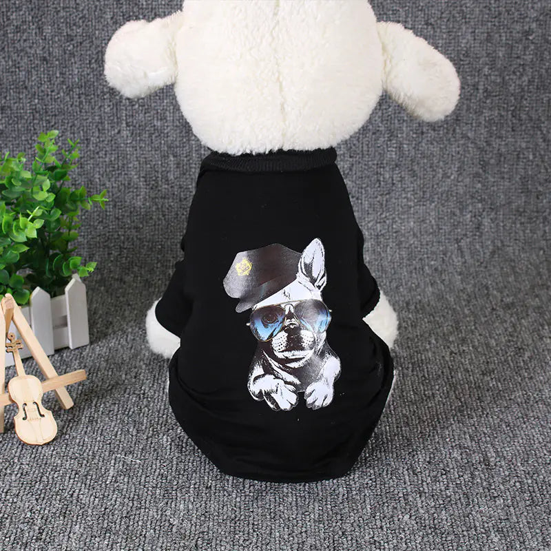 Cotton Two-Legged T-Shirt for Dogs