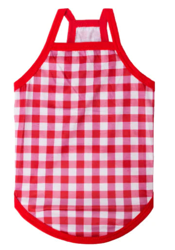 Summer Thin Plaid Camisole with Fashionable Style