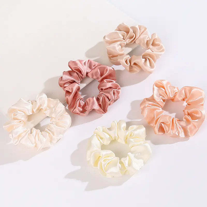 French Style Satin Hair Tie - Vintage Pig Tail Ring