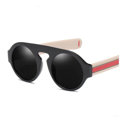 Trendy Round Sunglasses for Men and Women - Three Colors