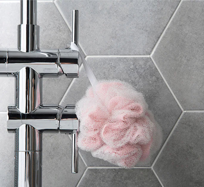 Large Double-Net Bath Ball for Exfoliating Shower Use