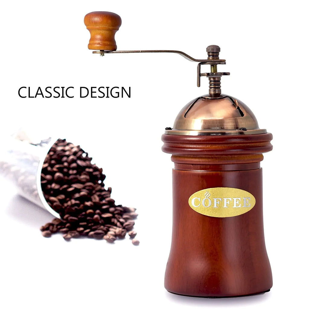 Manual Coffee Grinder with Large Capacity Bean Chamber