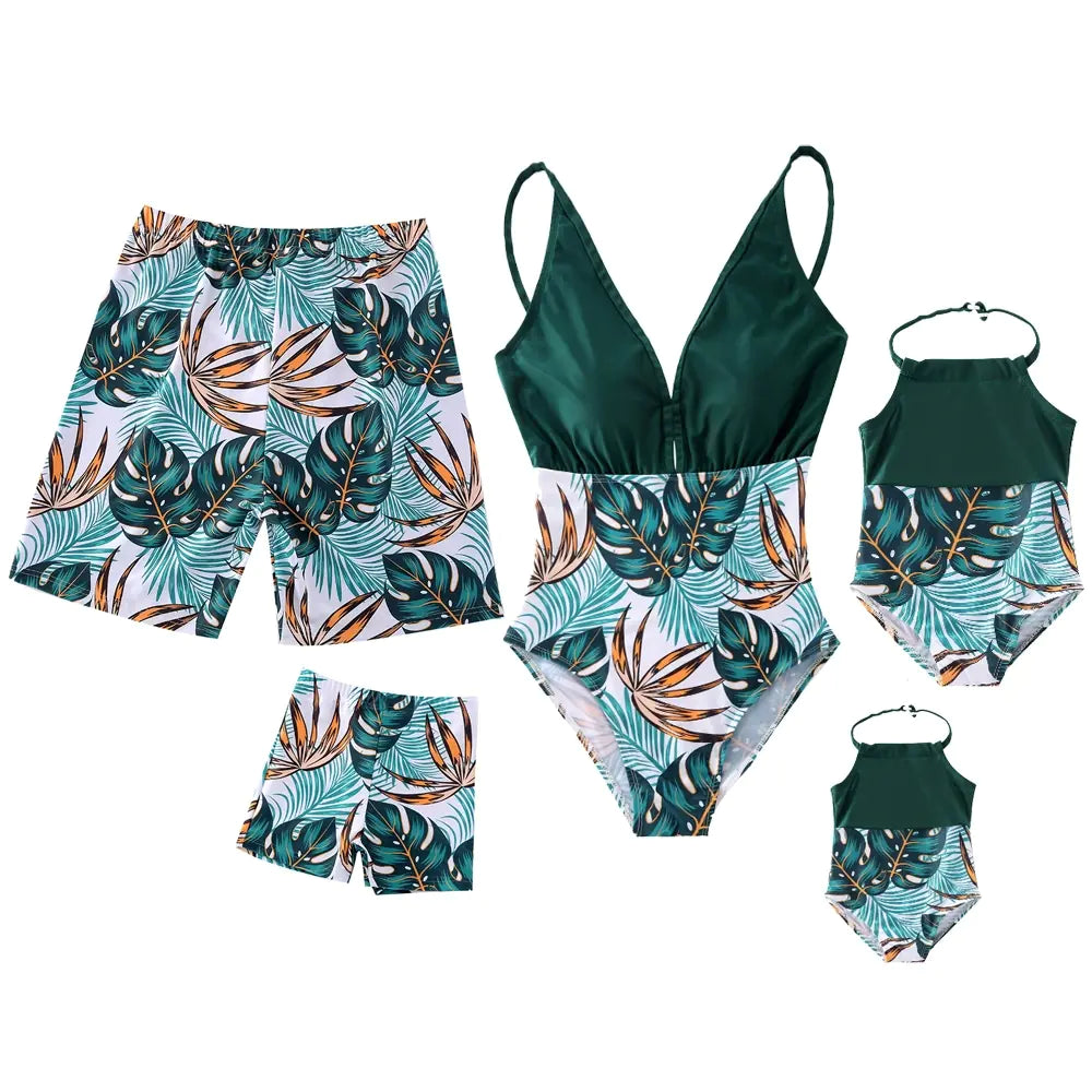 Cross-Border Kids Swimwear with Quick-Dry Beach Shorts
