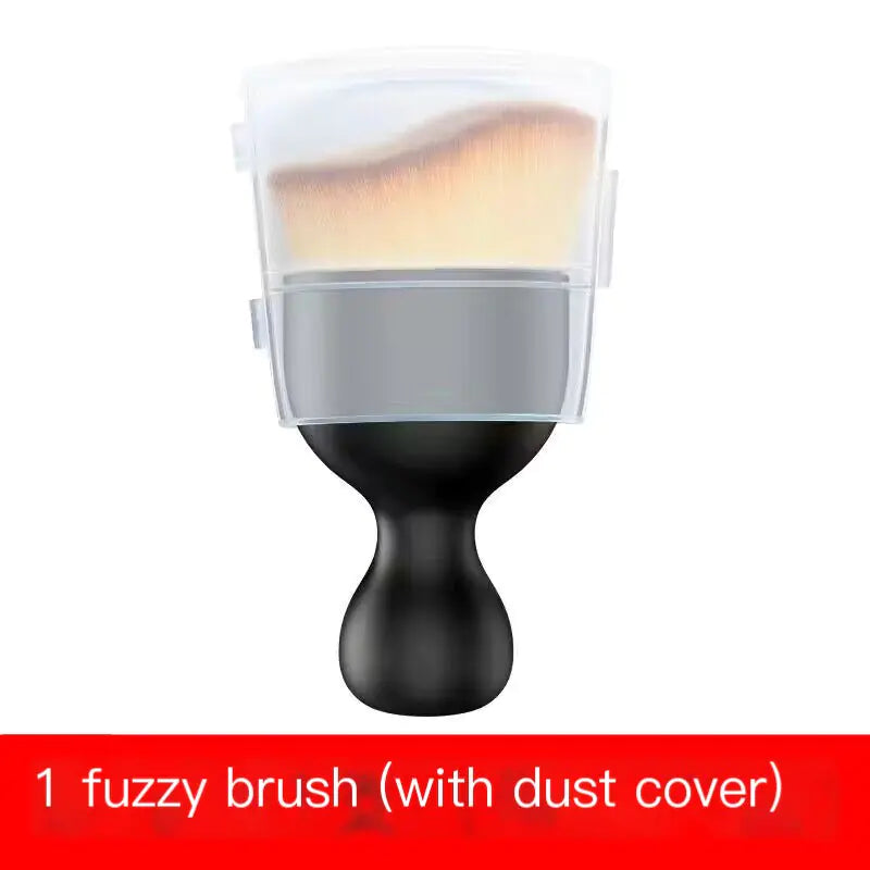 Curved Foundation Brush and Contour Makeup Brush Set