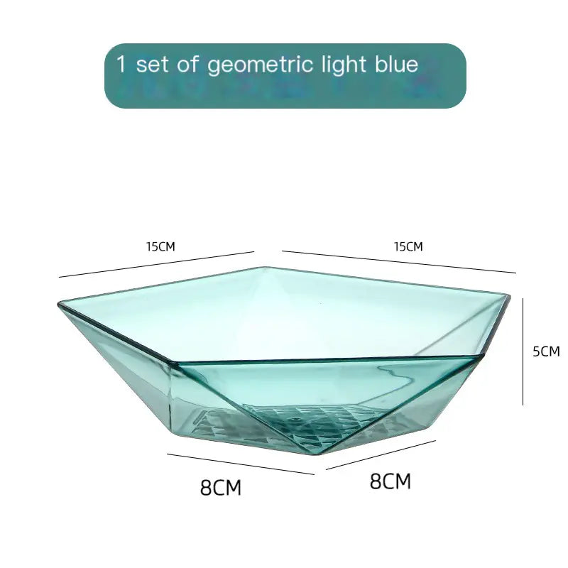 Stylish Plastic Fruit Bowl for Serving (1pc)