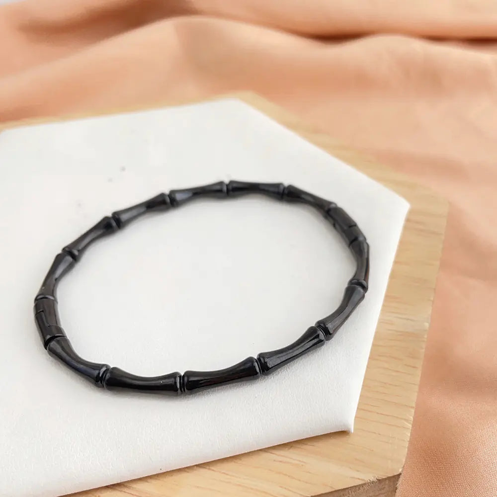 Titanium Steel Closed Bamboo Bracelet for All Matches