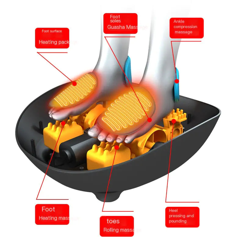 Home Therapy Roller Foot Massager with Air Cushion