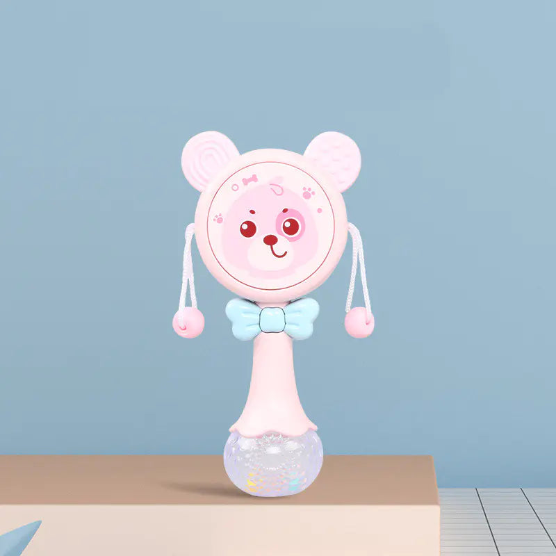 Musical Rattle Toy with Teething Features for Infants