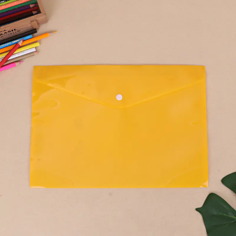 A4 PP Snap File Bag for Students and Meetings