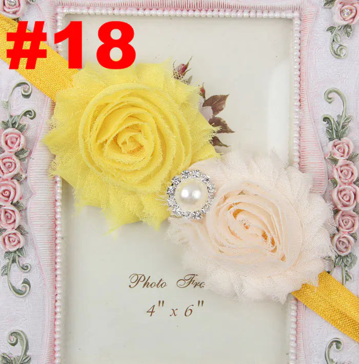 Popular Children's Headband with Pearl and Floral Design