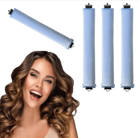 Heat-Free Rubber Hair Curler – 3 Hook Design