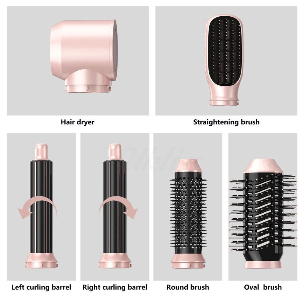 6 in 1 High-Speed Brushless Hair Dryer with Alternating Hot & Cold Air
