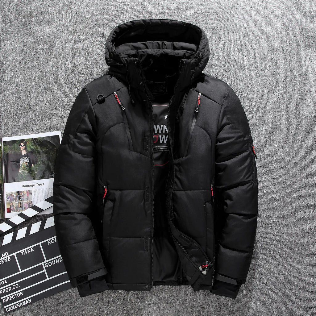 Hooded Jacket Down Coat for Men and Women