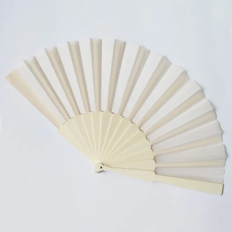 European Style Plain Folding Fan