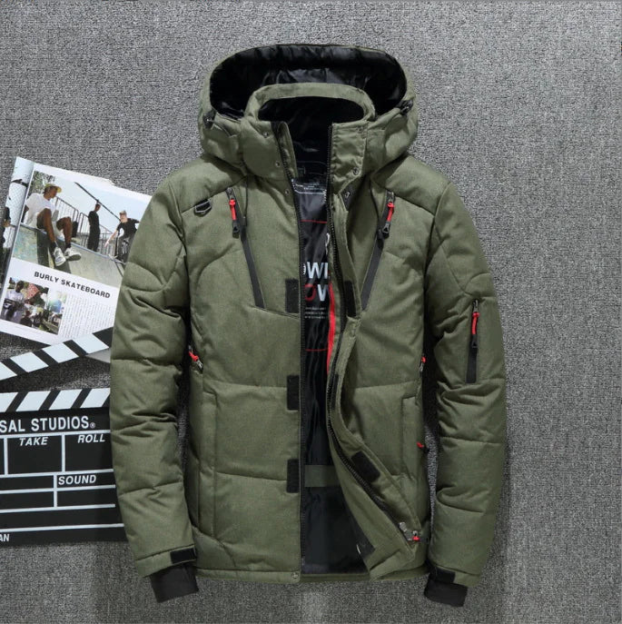 Hooded Jacket Down Coat for Men and Women