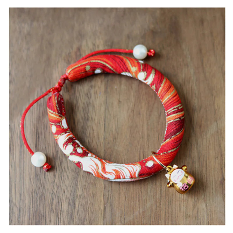 Cat Collar with Bell Ornament