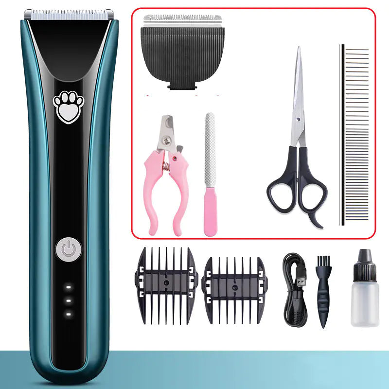Waterproof Electric Pet Clipper with Quiet Operation