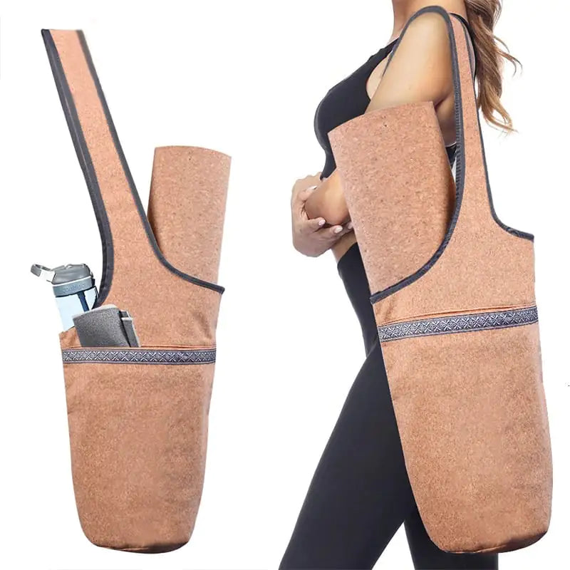 Cork Yoga Backpack for Eco-Friendly Practice