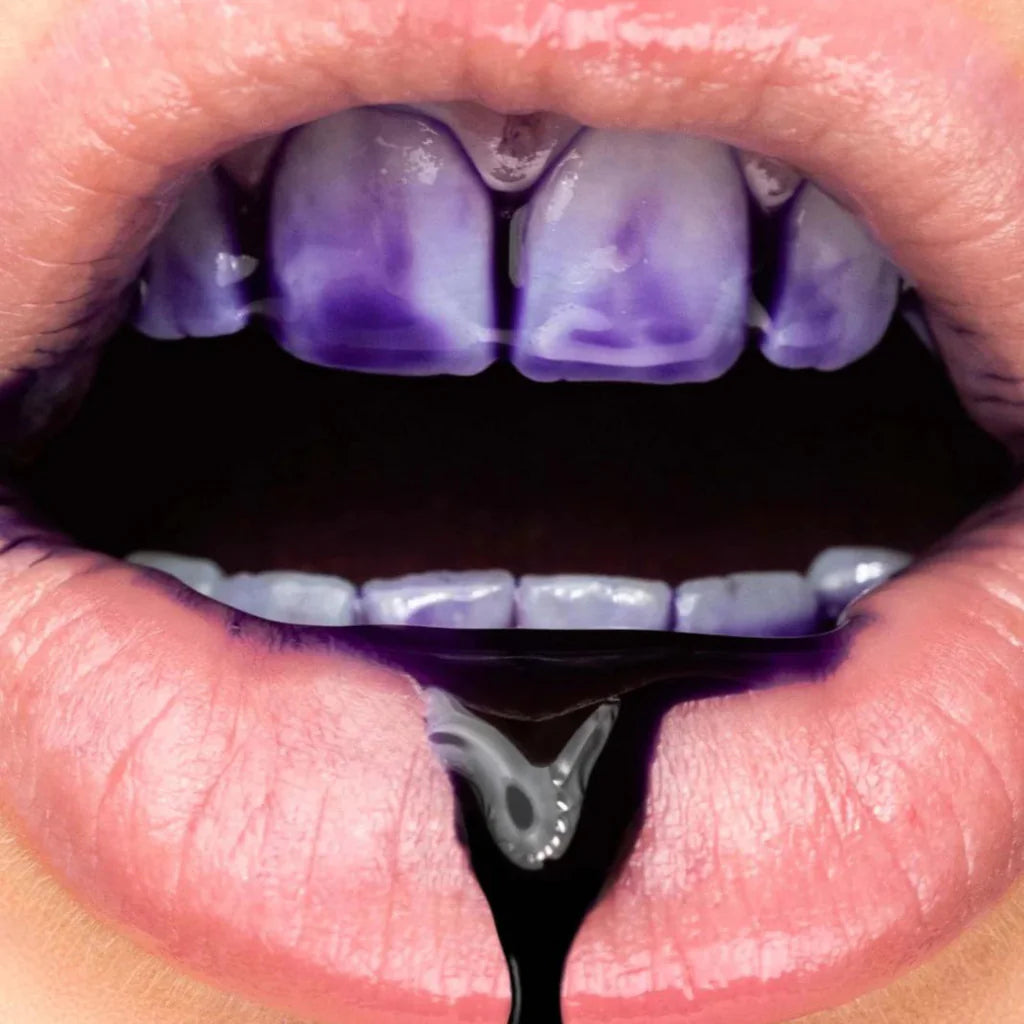 V34 Press-Type Purple Whitening Toothpaste