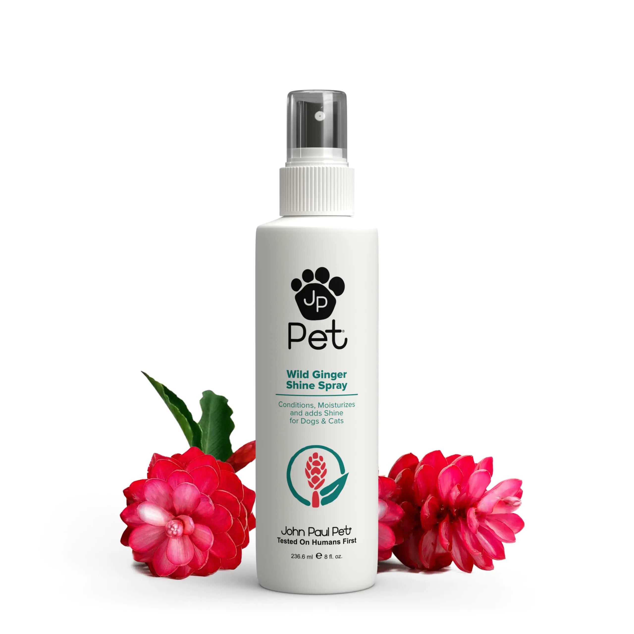 John Paul Pet Wild Ginger Shine Spray Conditions Moisturizes and Revitalizes Shine 8 fl. oz.