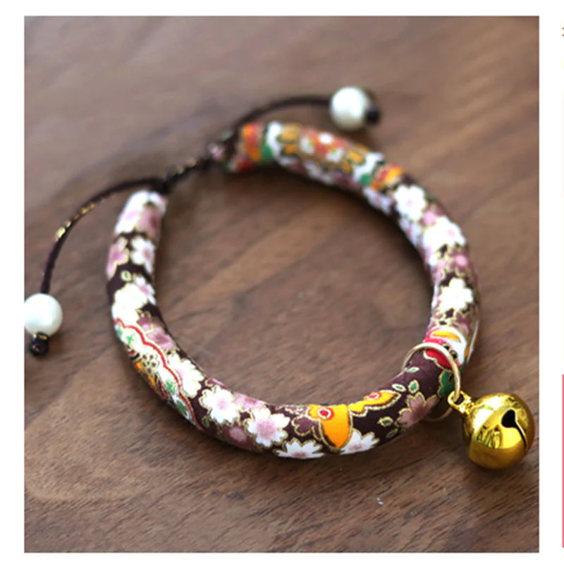 Cat Collar with Bell Ornament