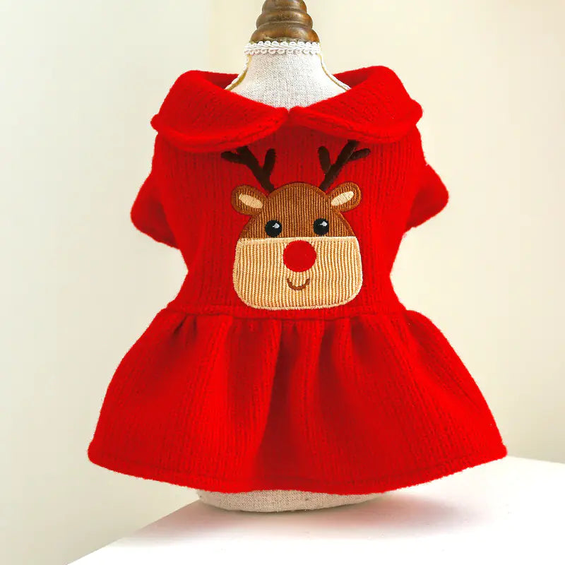 Christmas Elk Couple Hoodie for New Year Celebration