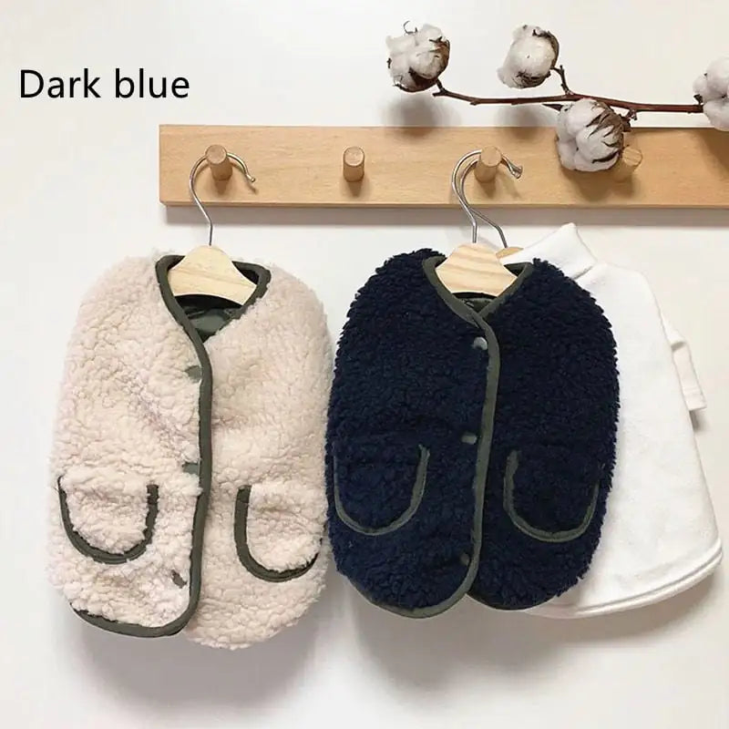 Pet Teddy Padded Coat for Autumn and Winter Wear