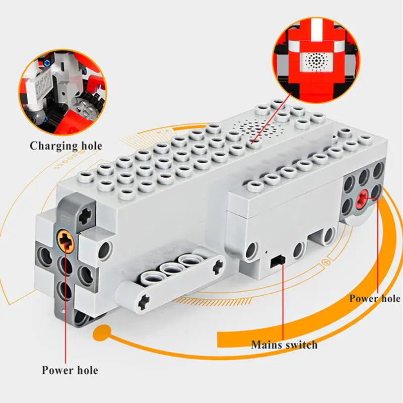 Building Block Toy Set with Remote Control Robot