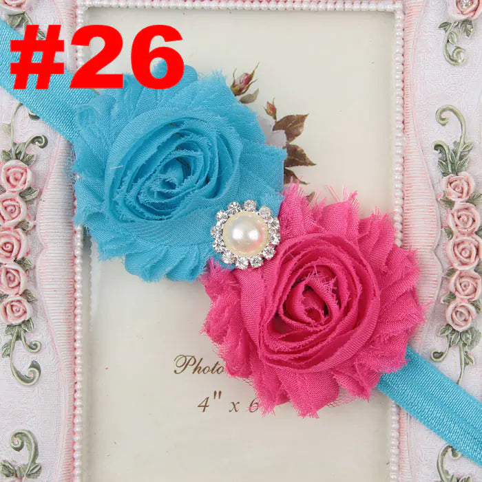Popular Children's Headband with Pearl and Floral Design