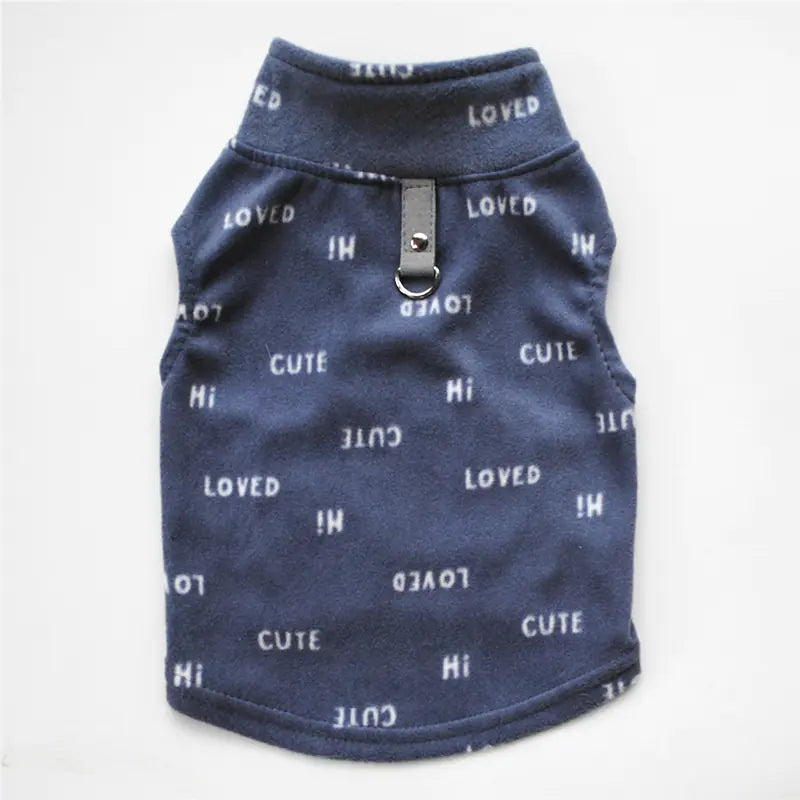 Dog Autumn/Winter Polar Fleece Sweater with Collar