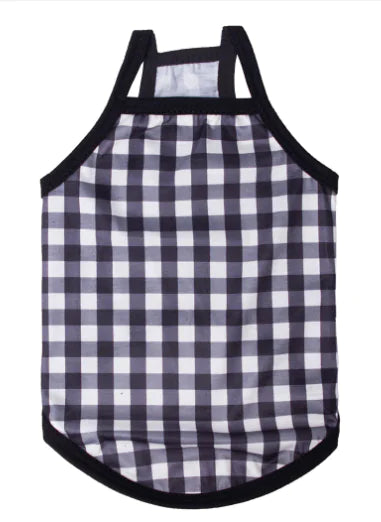 Summer Thin Plaid Camisole with Fashionable Style