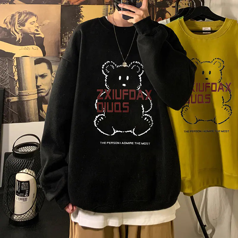 Spring Men's Round Neck Sweater Fashion Apparel