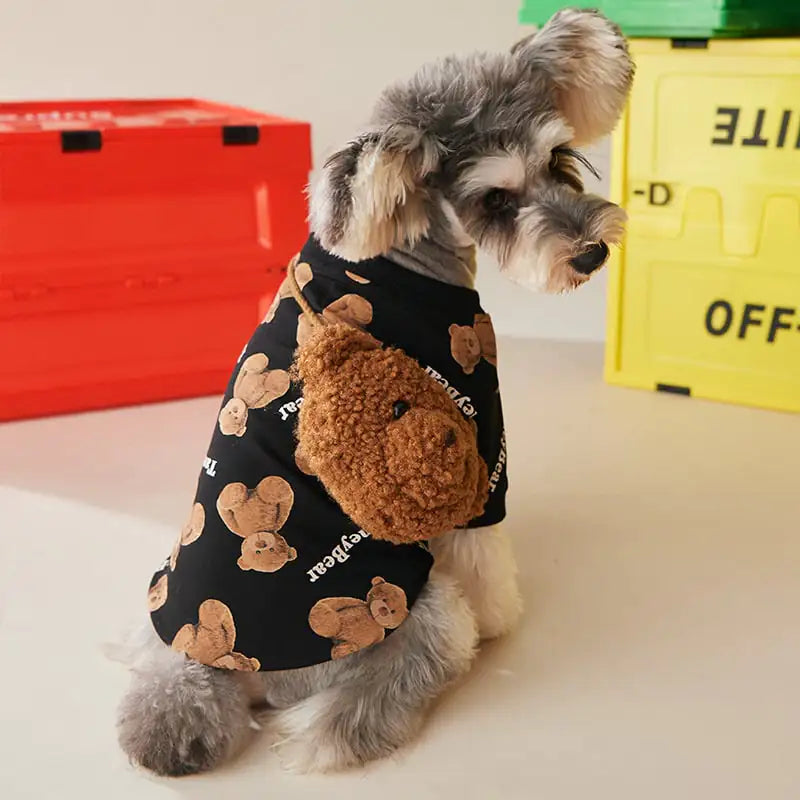 Autumn New Bear Cotton Sweater for Dogs