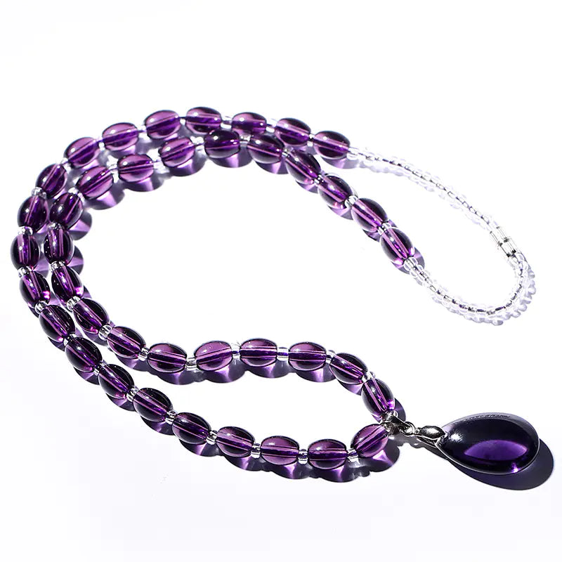Goddess Amethyst Necklace - Spring Summer Fashion Jewelry