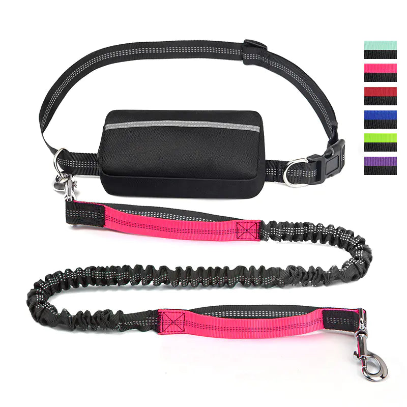 Cross-Border Pet Running Waist Bag with Leash