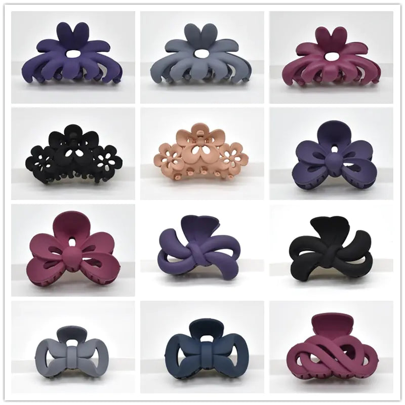 Colorful Hair Clips, Korean Hair Accessories, Floral Hairpins