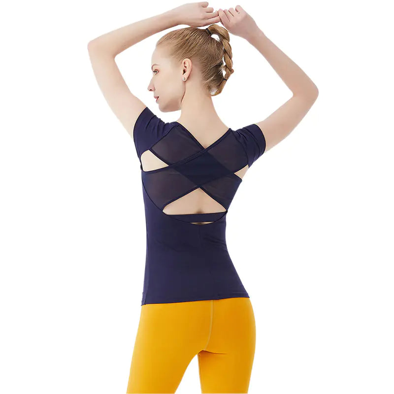 Women's High-Elastic Quick-Dry Yoga Outfit with Padding